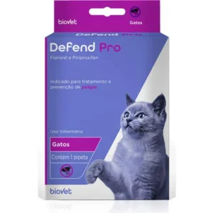 Antipulgas Defend Pro Gatos (Fipronil + Piriproxifen) - BioVet