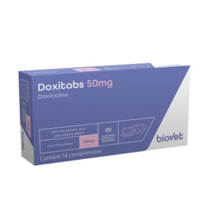 Doxitabs 50mg (Doxiciclina) - Cartela com 14 Comprimidos