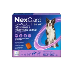 Nexgard Spectra para Cães de 15,1 a 30kg (1 Tablete)