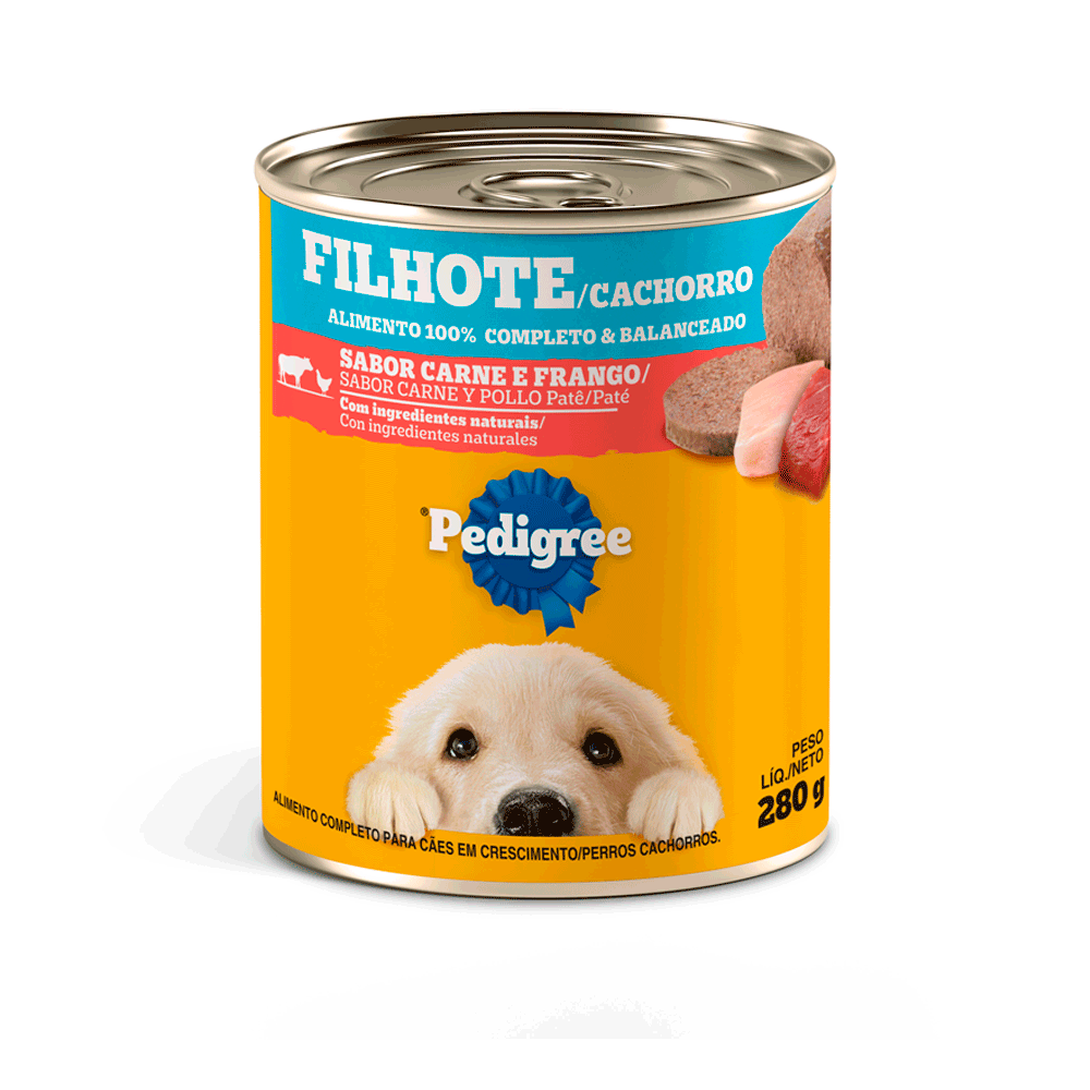 Pedigree-para-Caes-Filhotes-Pate-de-Carne-e-Frango