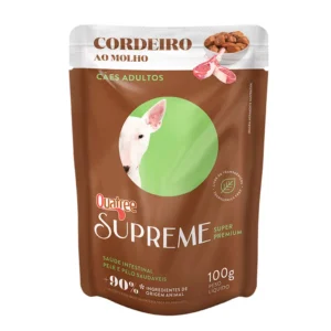 Quatree Supreme Sachê Cães Adultos Sabor Cordeiro ao Molho 100 g