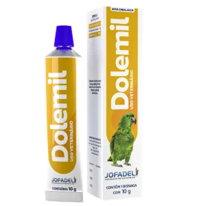 Dolemil 10g – Pomada Cicatrizante e Antisséptica para Aves