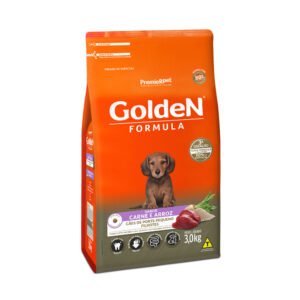 Golden Formula Filhotes Mini Bits Sabor Carne e Arroz 3kg