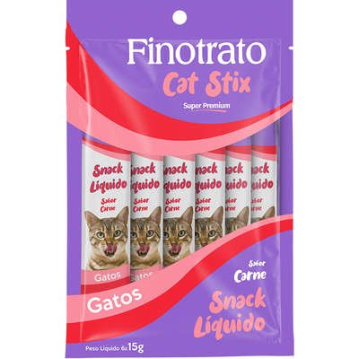 fino trato cat stix carne 6und