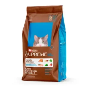 Quatree Supreme Gatos Castrados Senior 7+ Salmão e Frango 10,1kg