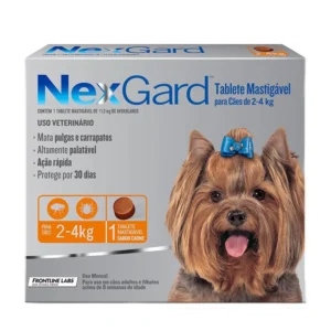 Nexgard 11,3mg (Afoxolaner) para Cães de 2kg a 4kg - 1 Unidade