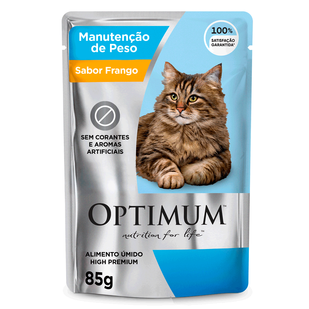 optimum gatos manutenção de peso frango