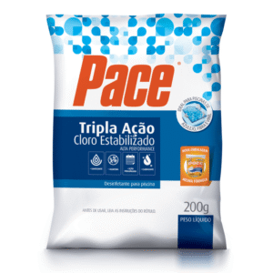 Pastilha de Cloro Pace Tripla Ação 200g