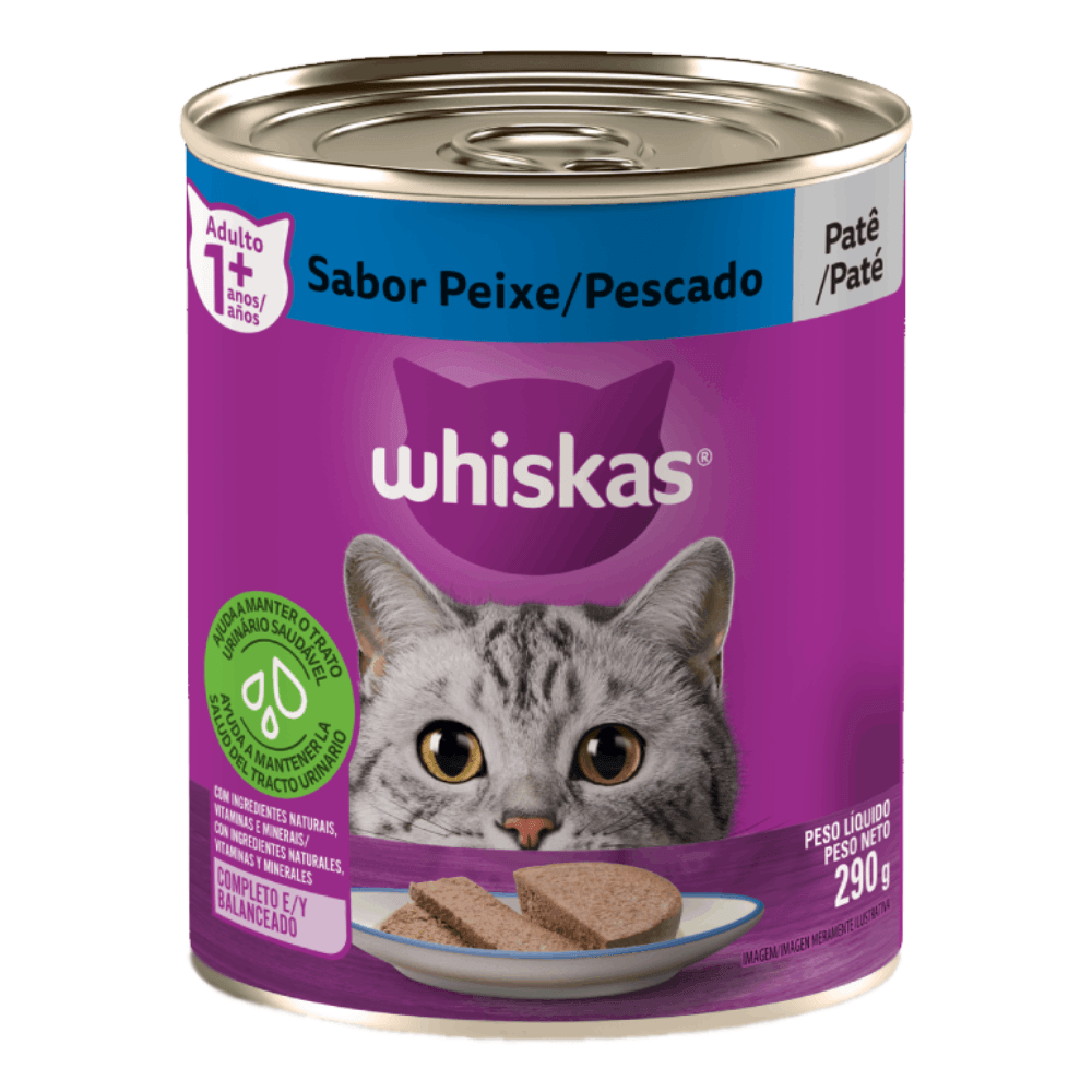 whiskas pate peixe